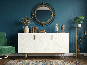 Комод с тремя дверками "Line" LN02/GR1/beige