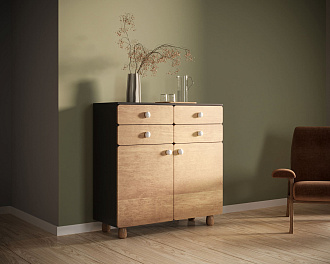 Большой комод с ящиками и дверками "Split" SP19