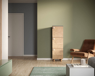 Узкий шкаф с тремя дверками "Split" SP20