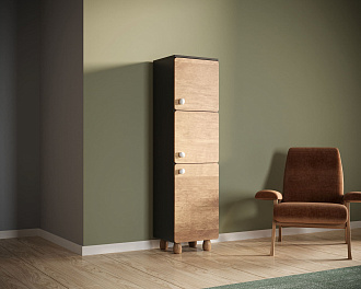 Узкий шкаф с тремя дверками "Split" SP10